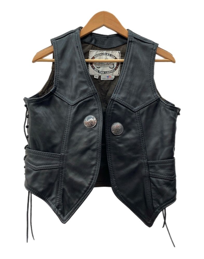 ビッグツインレザー BIG TWIN LEATHER Leather Vest レザー ベスト