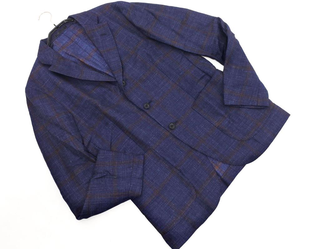 Loro Piana ロロピアーナ SENTINEL DECIDE リネン混 チェック