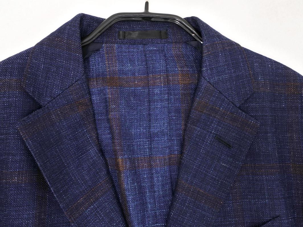 Loro Piana ロロピアーナ SENTINEL DECIDE リネン混 チェック