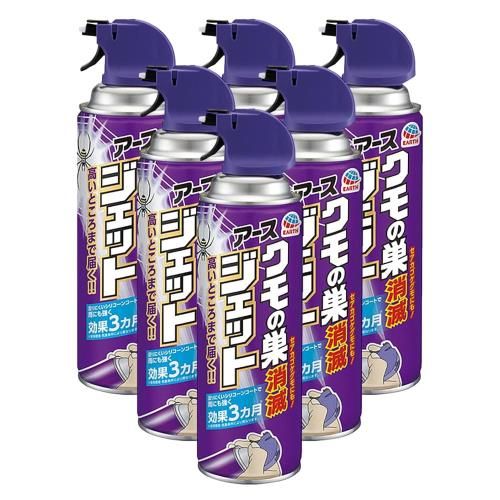 アース製薬 クモの巣消滅ジェット 450ml×6本セット