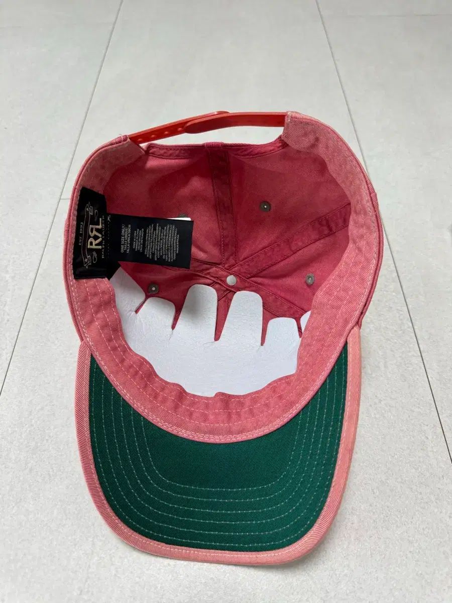 RRL(ダブルアールエル) ウィングロゴ ベースボールキャップ レッド