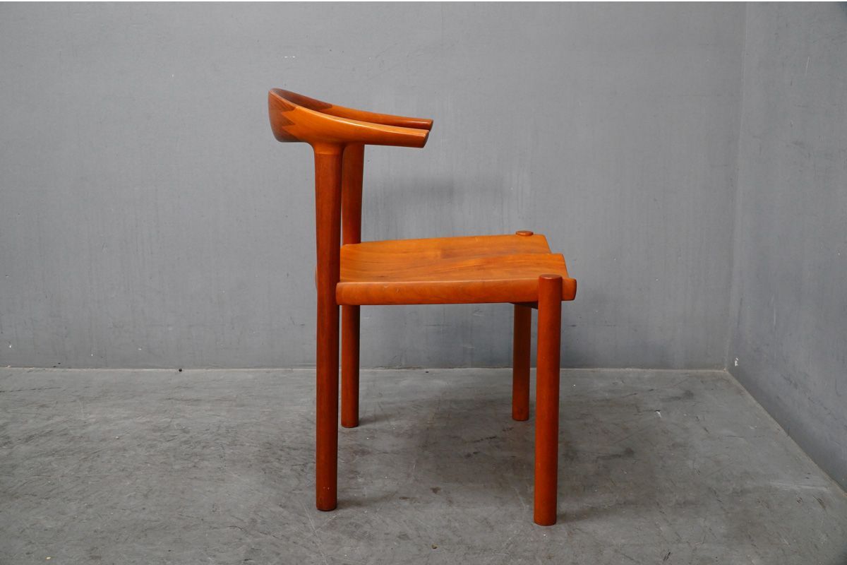 極美品 家具蔵(KAGURA) ARCOⅡ(アルコ2）チェリー無垢材 板座 アーム