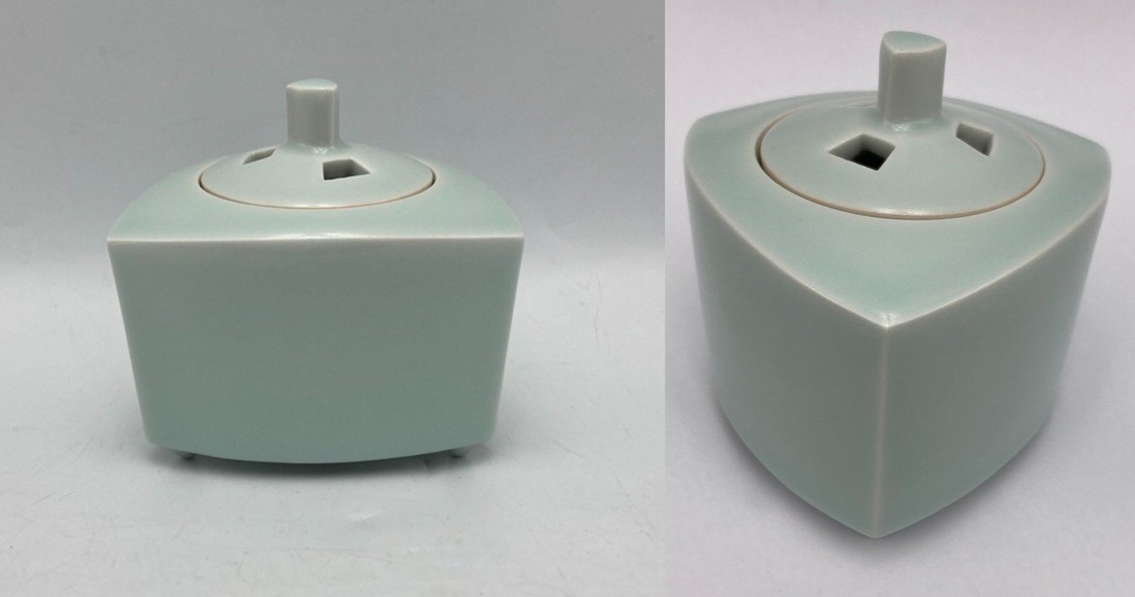 深見陶治 影青 三角形 香炉 中古 D4 - メルカリ