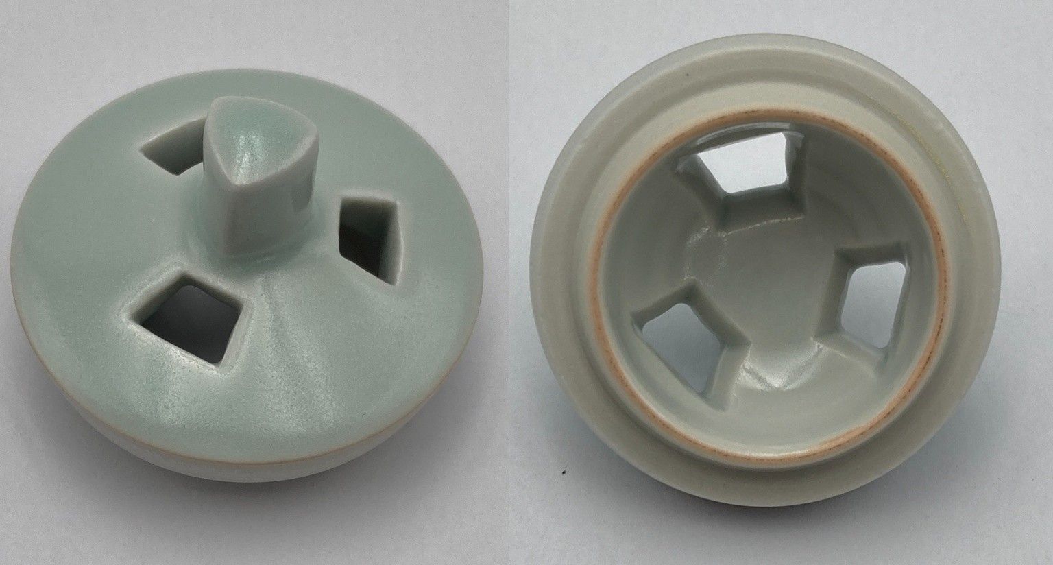 深見陶治 影青 三角形 香炉 中古 D4 - メルカリ