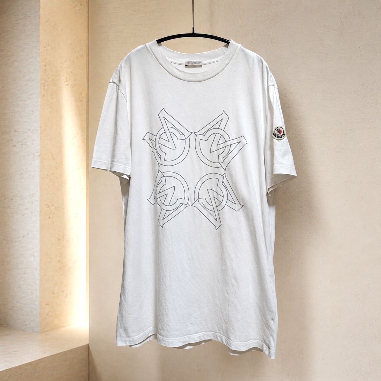MONCLERモンクレール Tシャツ メンズLサイズ 濃紺 XXL（ブランド