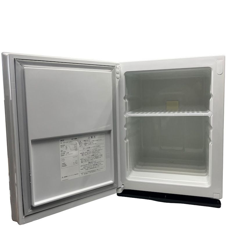 【中古】小型電子冷蔵庫 グランペルチェ25L(左開き) RD-25F-LW2　2016年　中で5度まで冷えました 中古】小型電子冷蔵庫 グランペルチェ25L(左開き) RD-25F-LW2 2016年