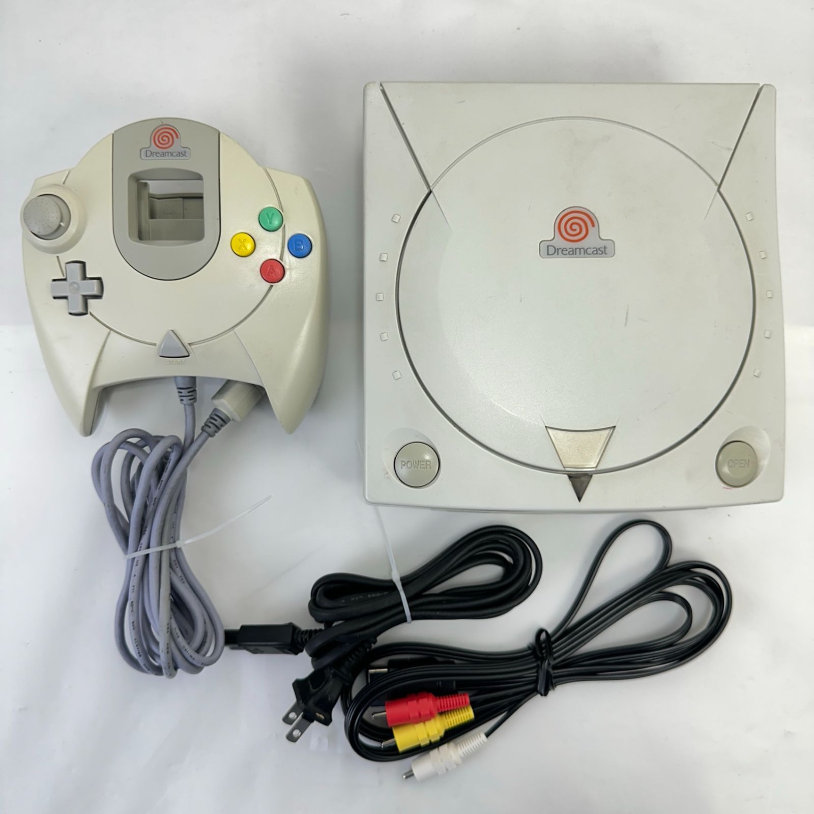 DC ドリームキャスト 本体 コントローラ 一式セット SEGA HKT-3000 Dreamcast 動作品