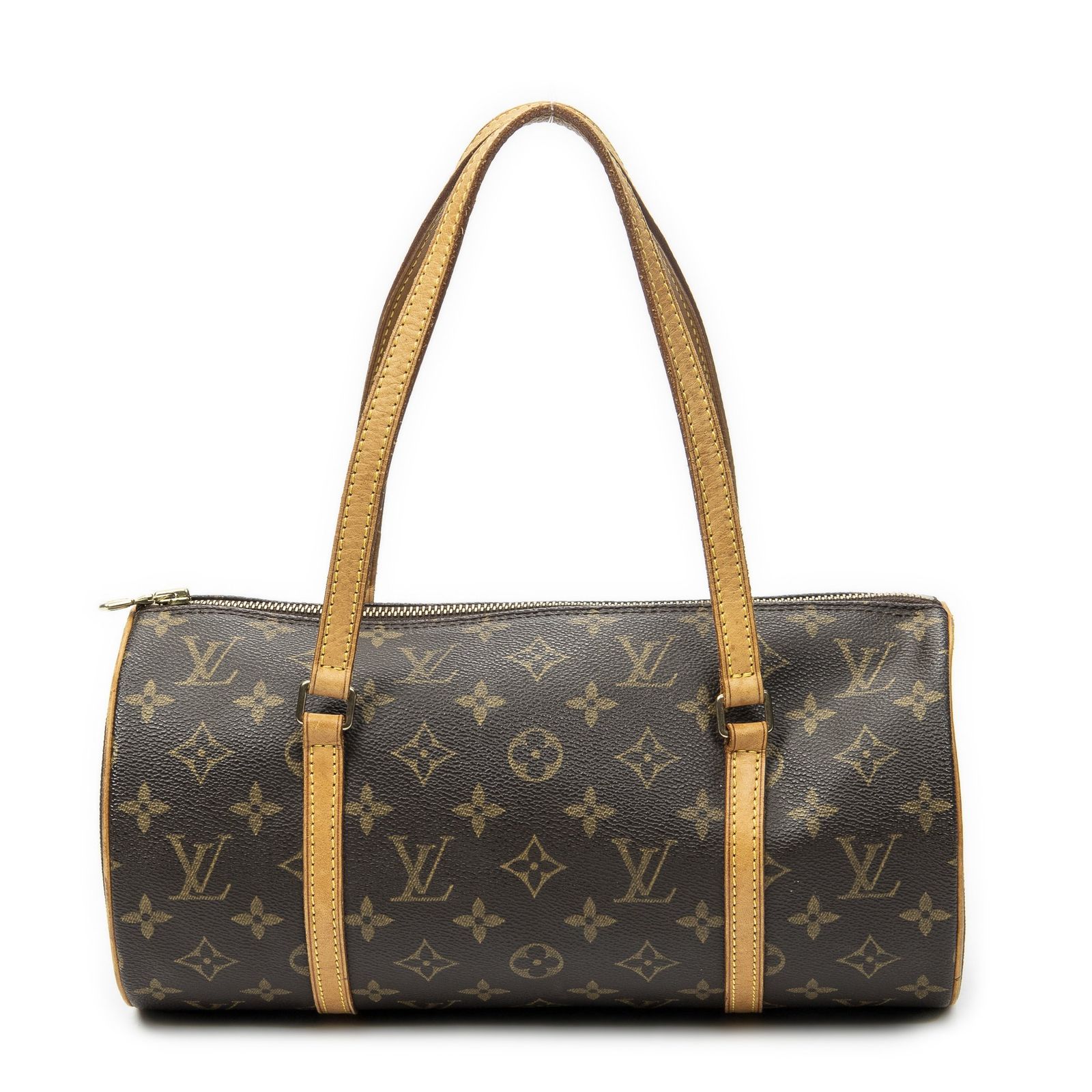 [中古] LOUIS VUITTON ルイヴィトンパピヨン茶色モノグラムキャンバスAB