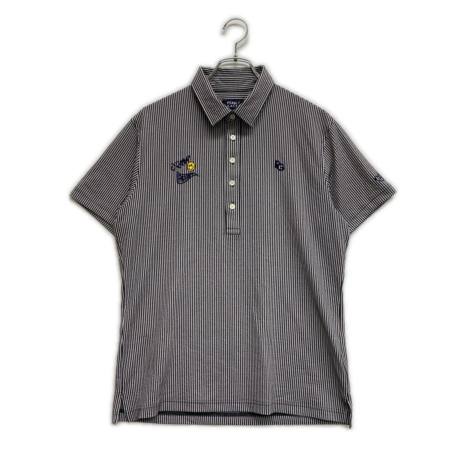 ゴルフ メンズ パーリーゲイツ PEARLY GATES 半袖ポロシャツ 5(L) 紺