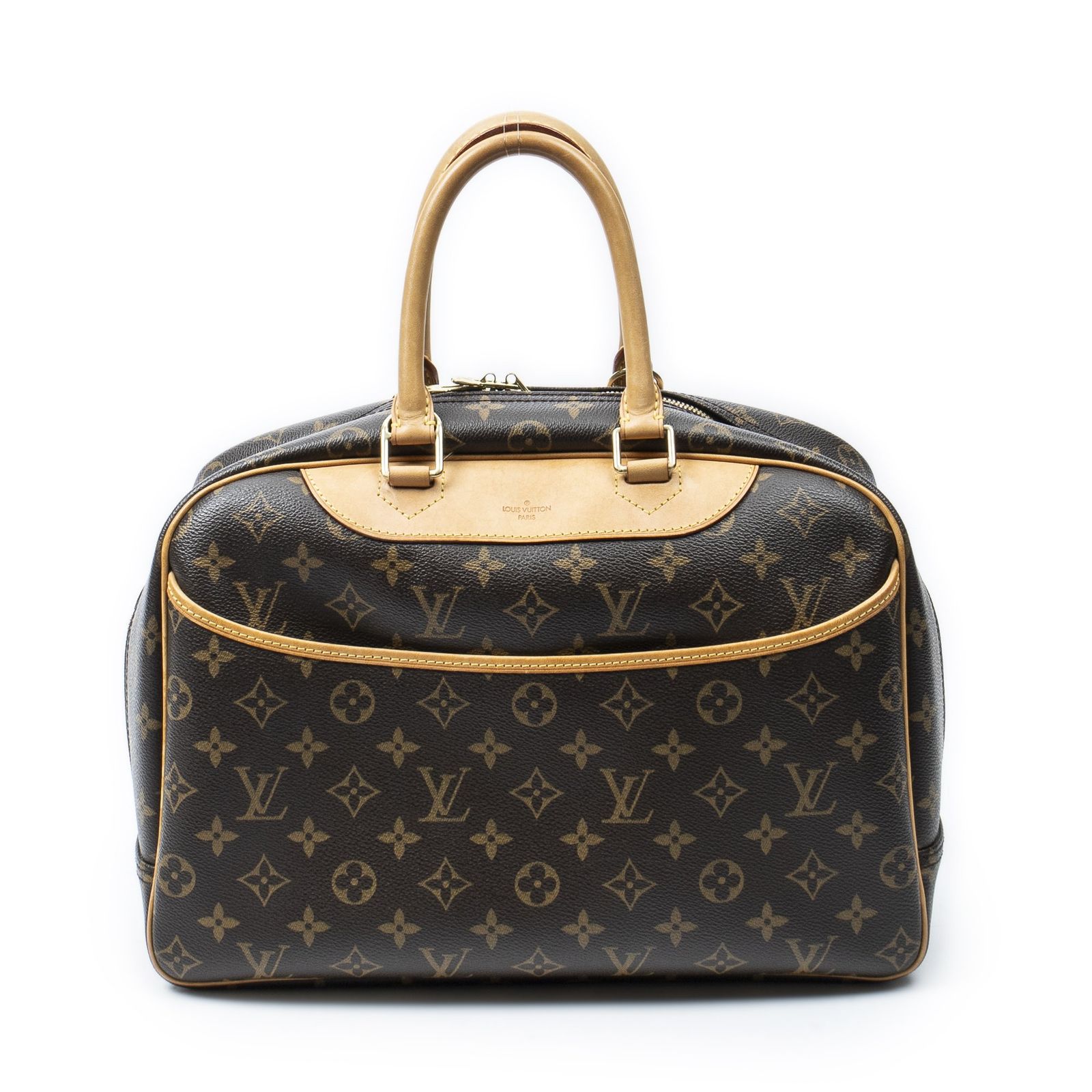 [中古] LOUIS VUITTON ルイヴィトンドーヴィル茶色モノグラムキャンバスA