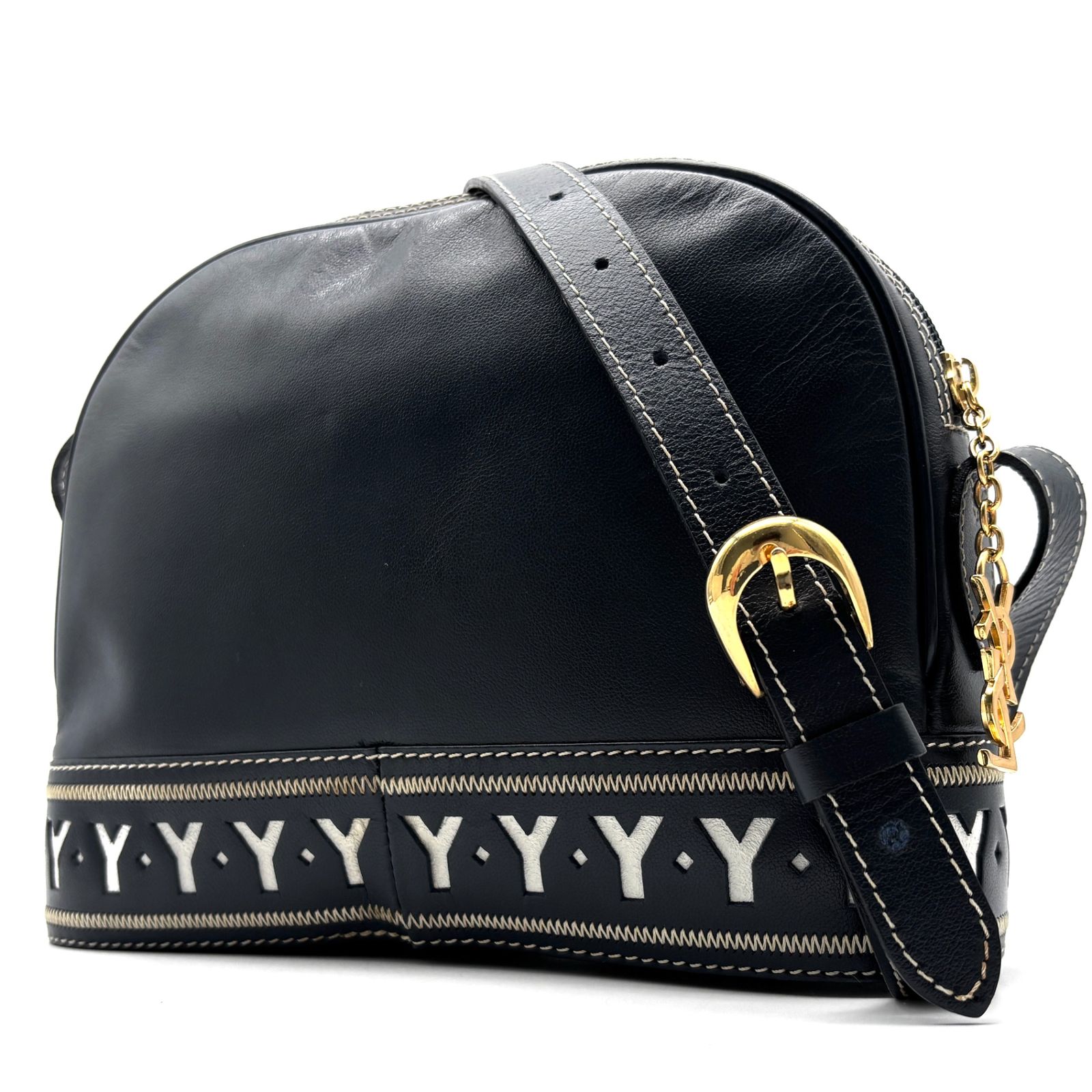 希少 オールド YVES SAINT LAURENT ショルダーバッグ YSL 【公式通販】