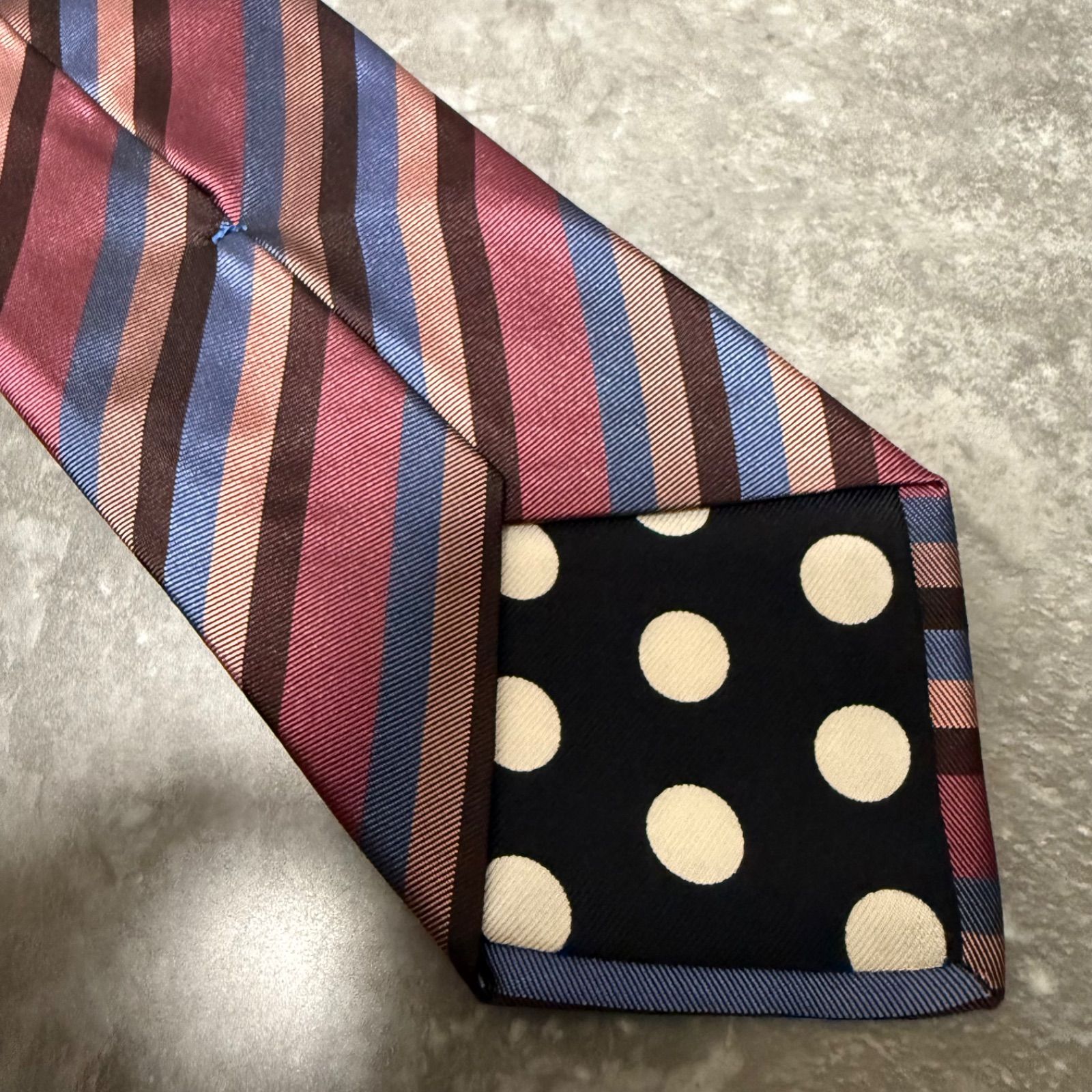 カラー ピンドット 美品 Paul Smith ポールスミス ネクタイ マルチ