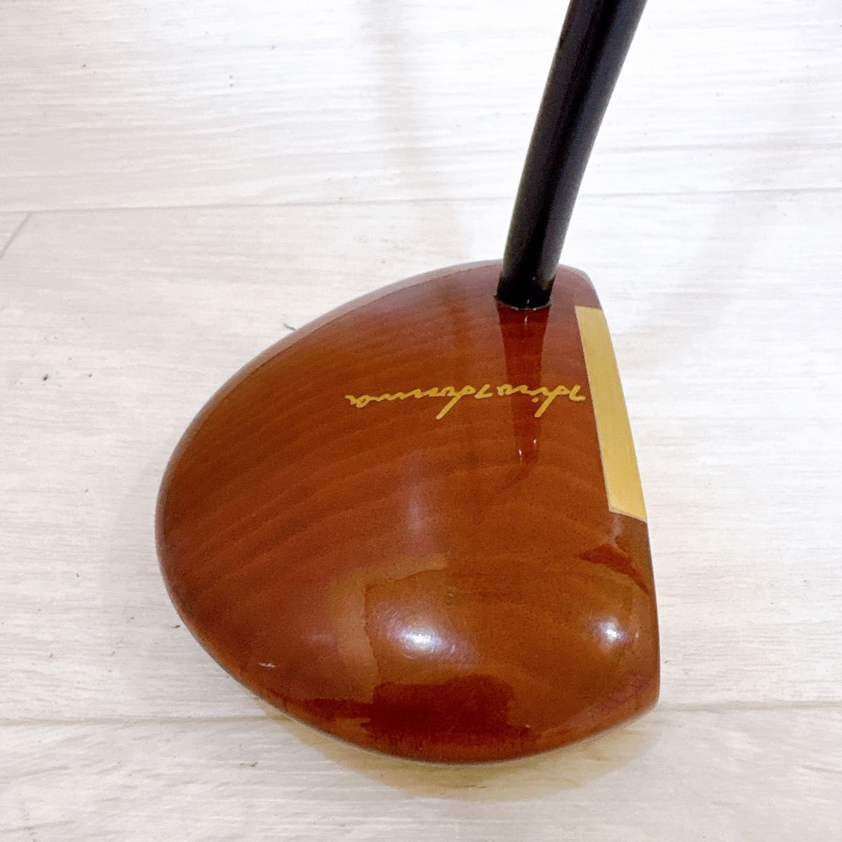 美品 HONMA LB-SINKER BIG FSS-1 ホンマ 木製パター パーシモン