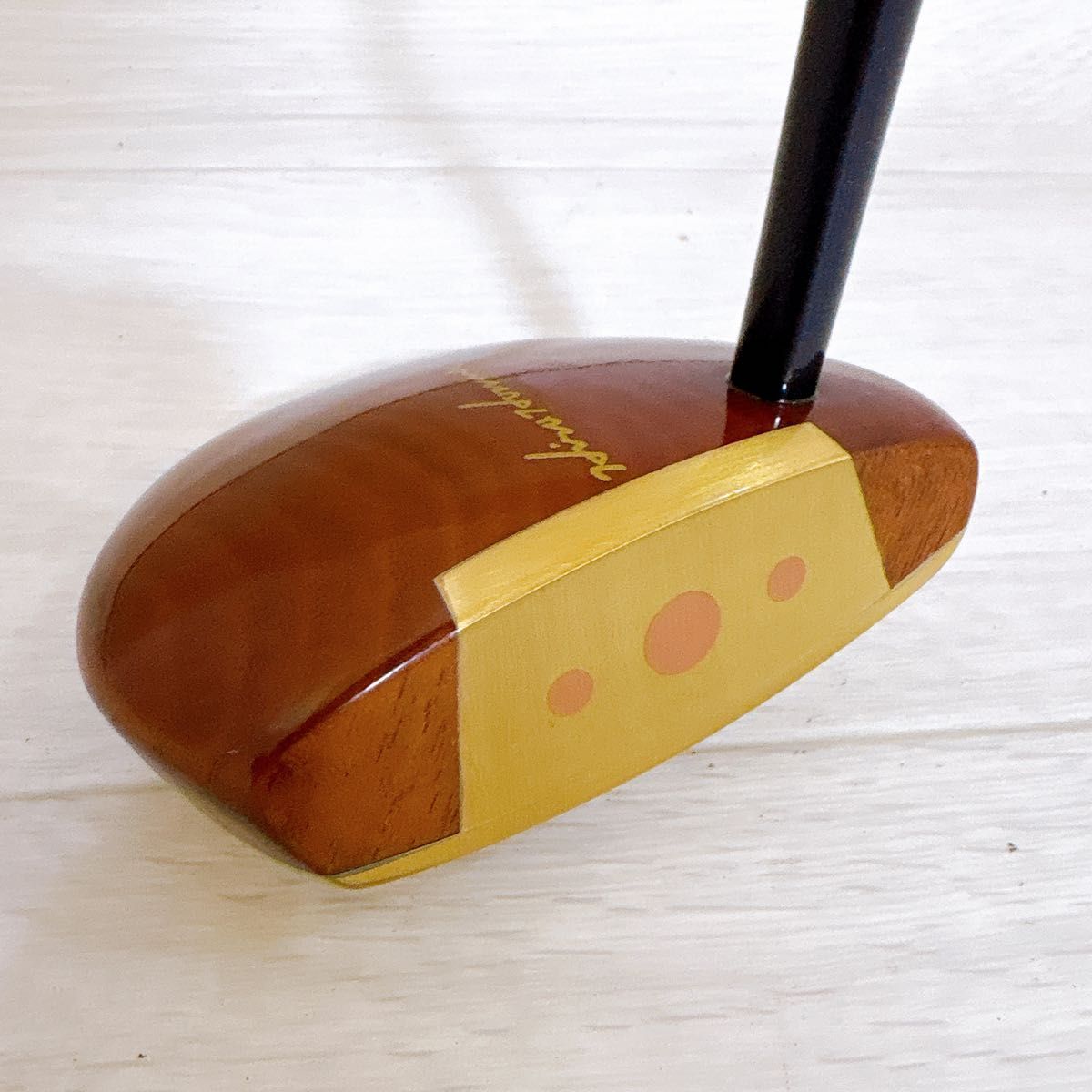 美品 HONMA LB-SINKER BIG FSS-1 ホンマ 木製パター パーシモン