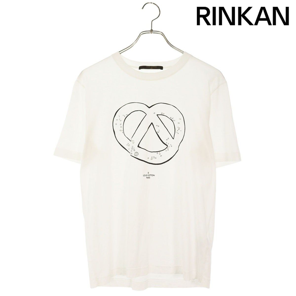 ルイヴィトン RM141M H5JR13JEZ フロントプリントTシャツ メンズ M 