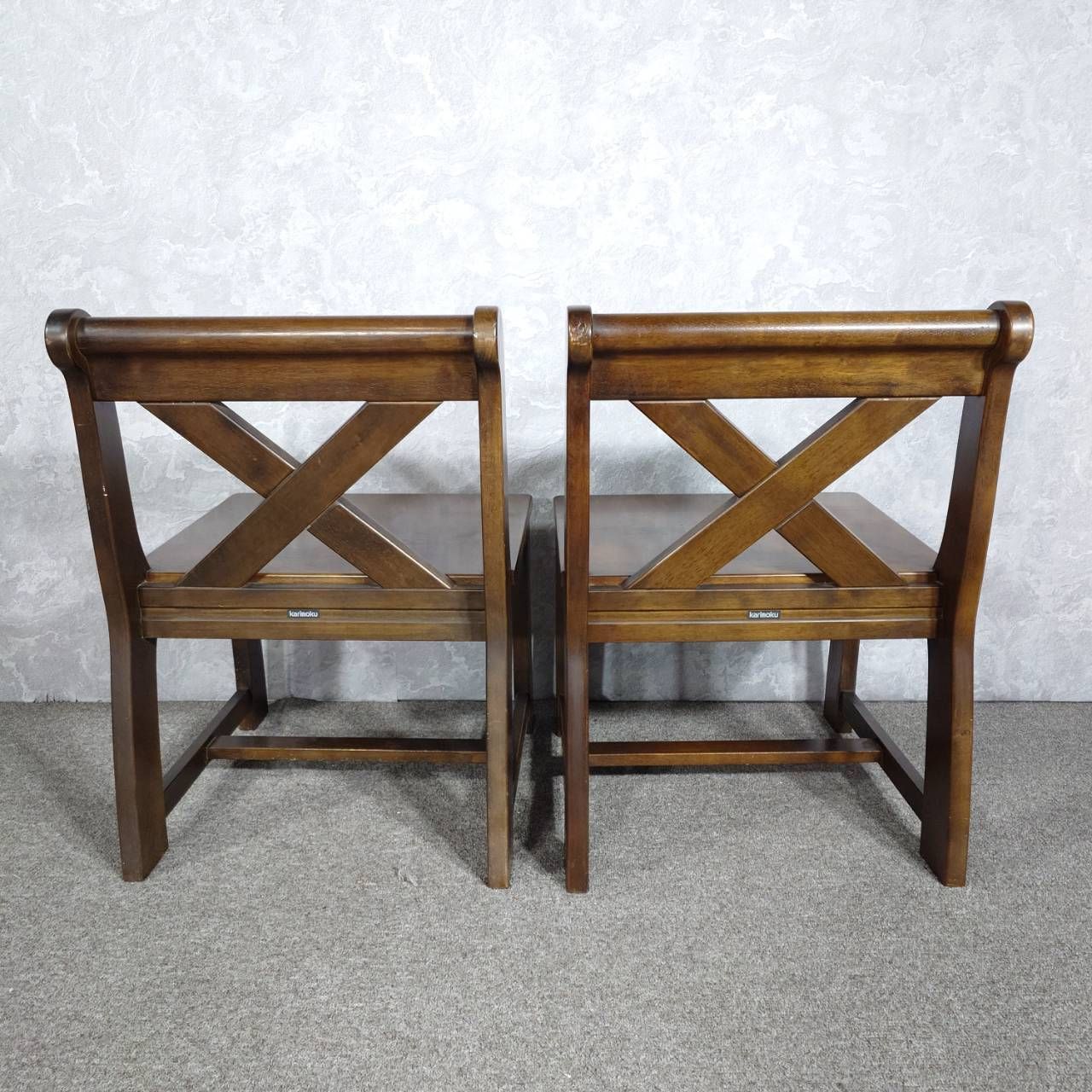 カリモク家具 RUSTIC ルスティック 廃盤品 椅子 ダイニングチェア