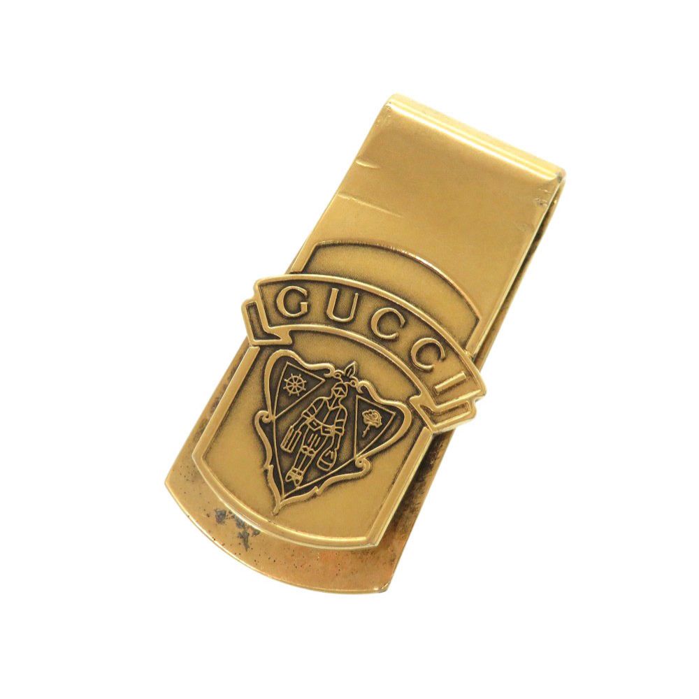 グッチ ロゴ メタル ゴールド マネークリップ 1955 GUCCI メンズ