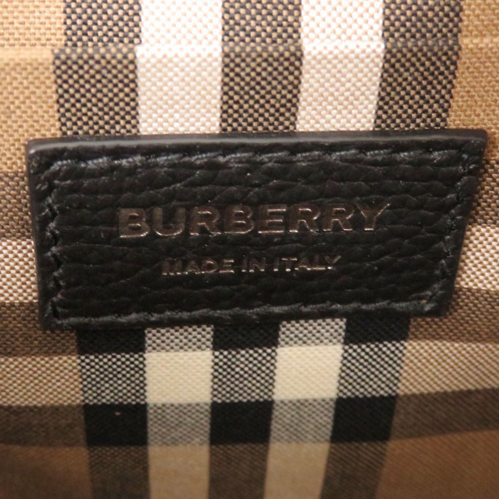 美品 BURBERRY バーバリー ダレスバッグ レザー ブラック ノバチェック BURBERRY バーバリー ダレスバッグ ブラック レザー ノバチェック 鍵
