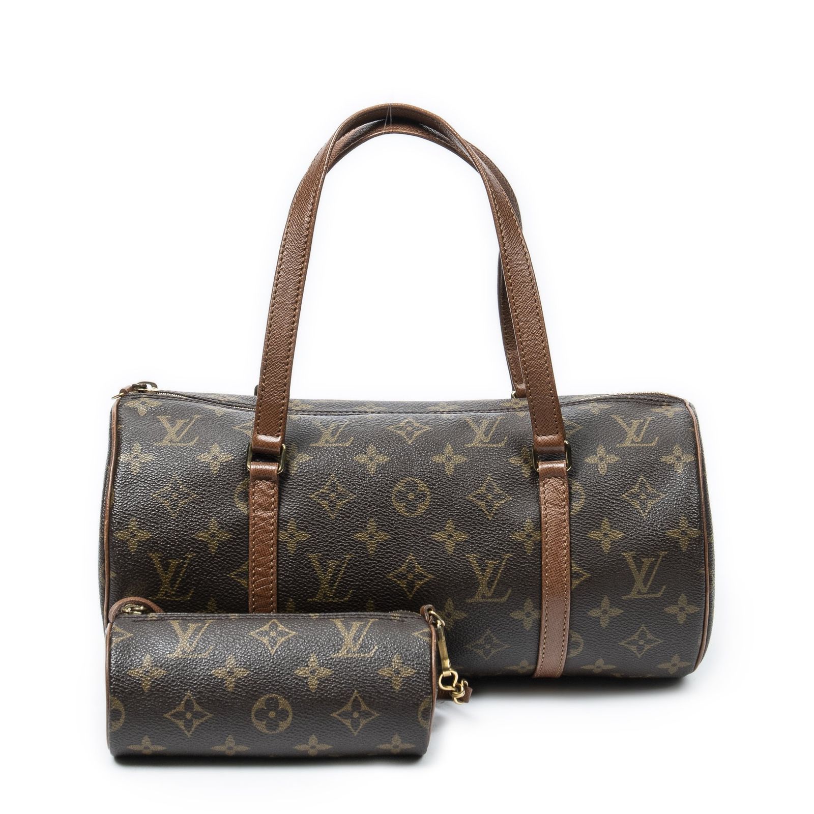 [中古] LOUIS VUITTON ルイヴィトンパピヨン茶色モノグラムキャンバスA