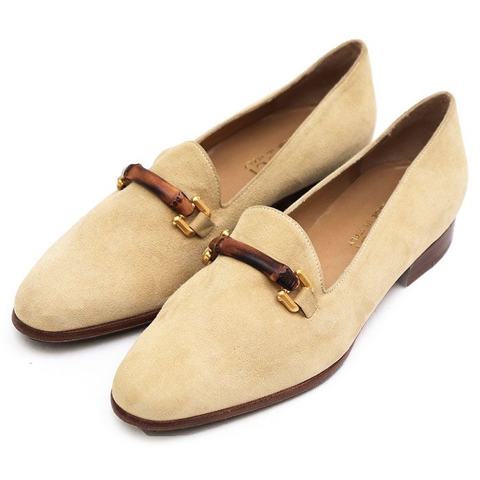 SALE【美品】GUCCI グッチ ローファー サイズ 36 レディース バンブー