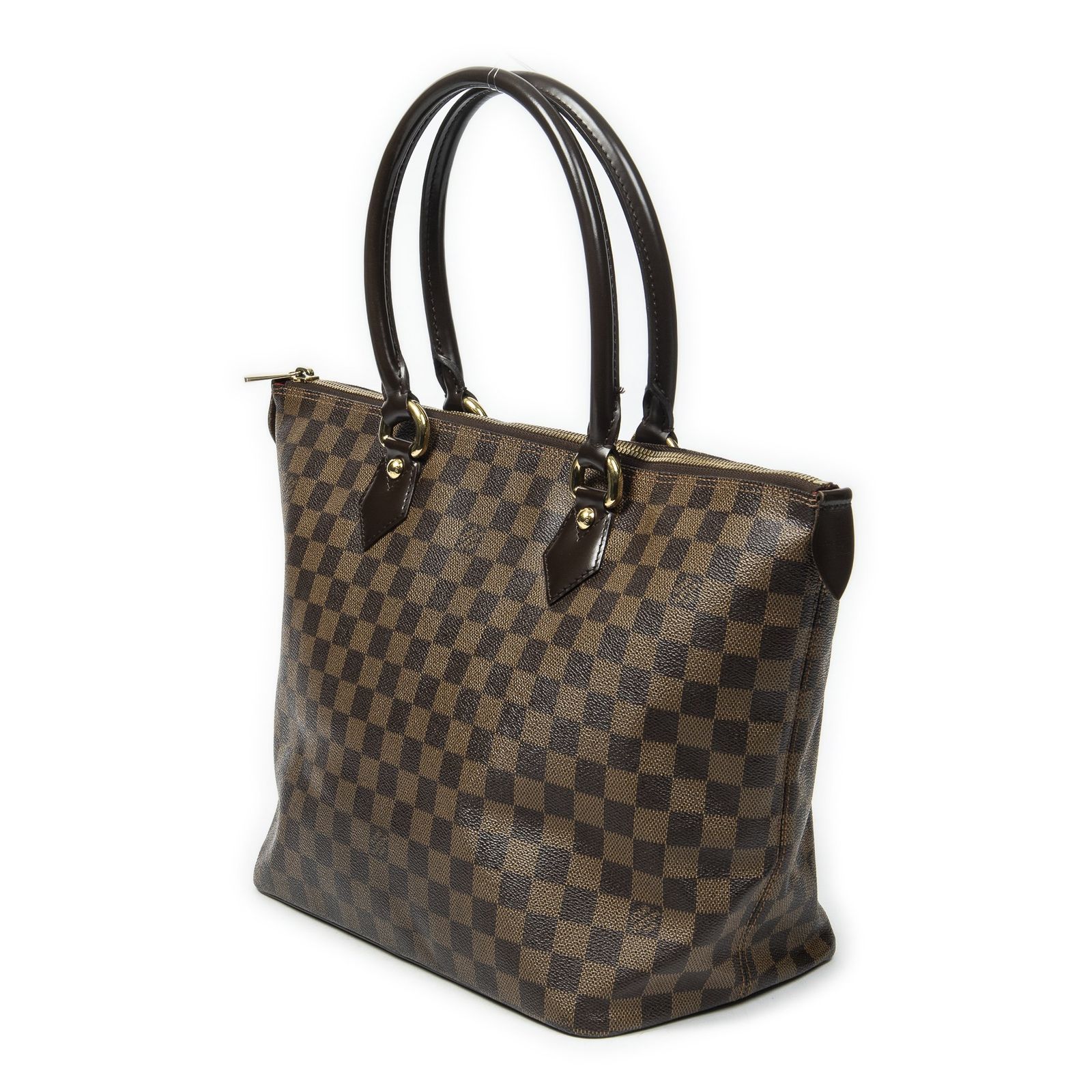 中古] LOUIS VUITTON ルイヴィトンサレヤ茶色ダミエ エベヌA - メルカリ