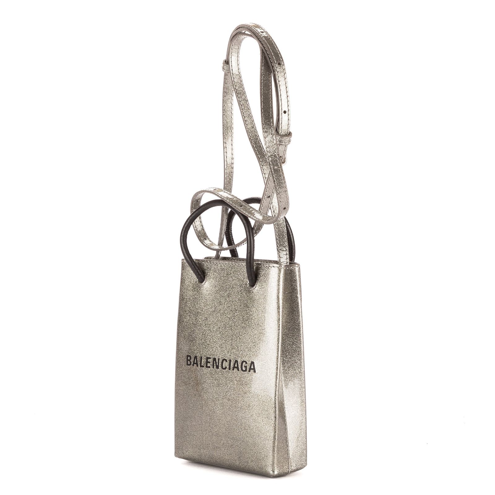 中古] BALENCIAGA バレンシアガShopping North South フォンホルダー 