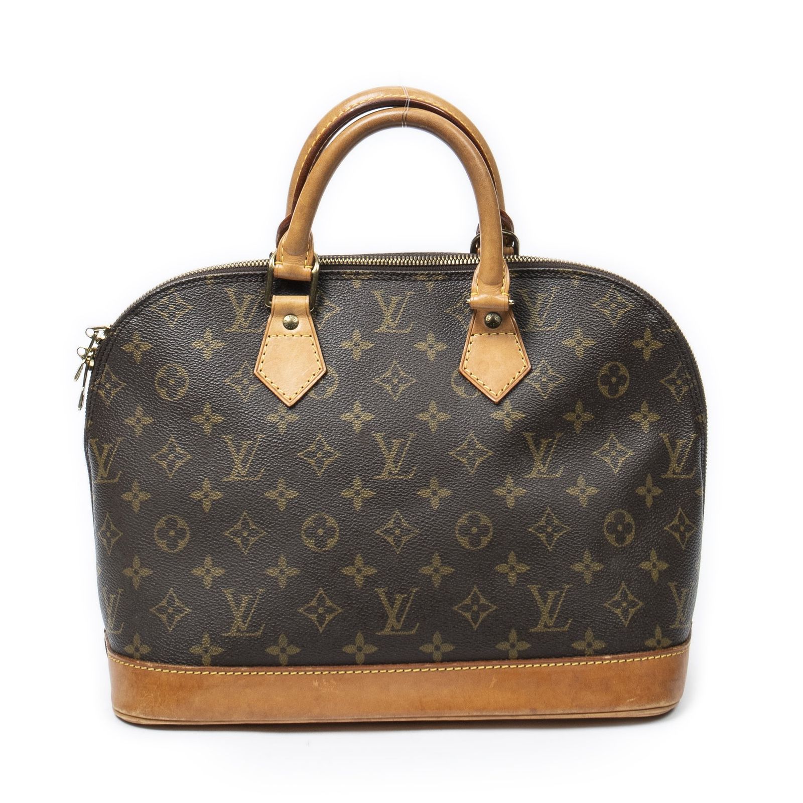 [中古] LOUIS VUITTON ルイヴィトンアルマ茶色モノグラムキャンバスAB