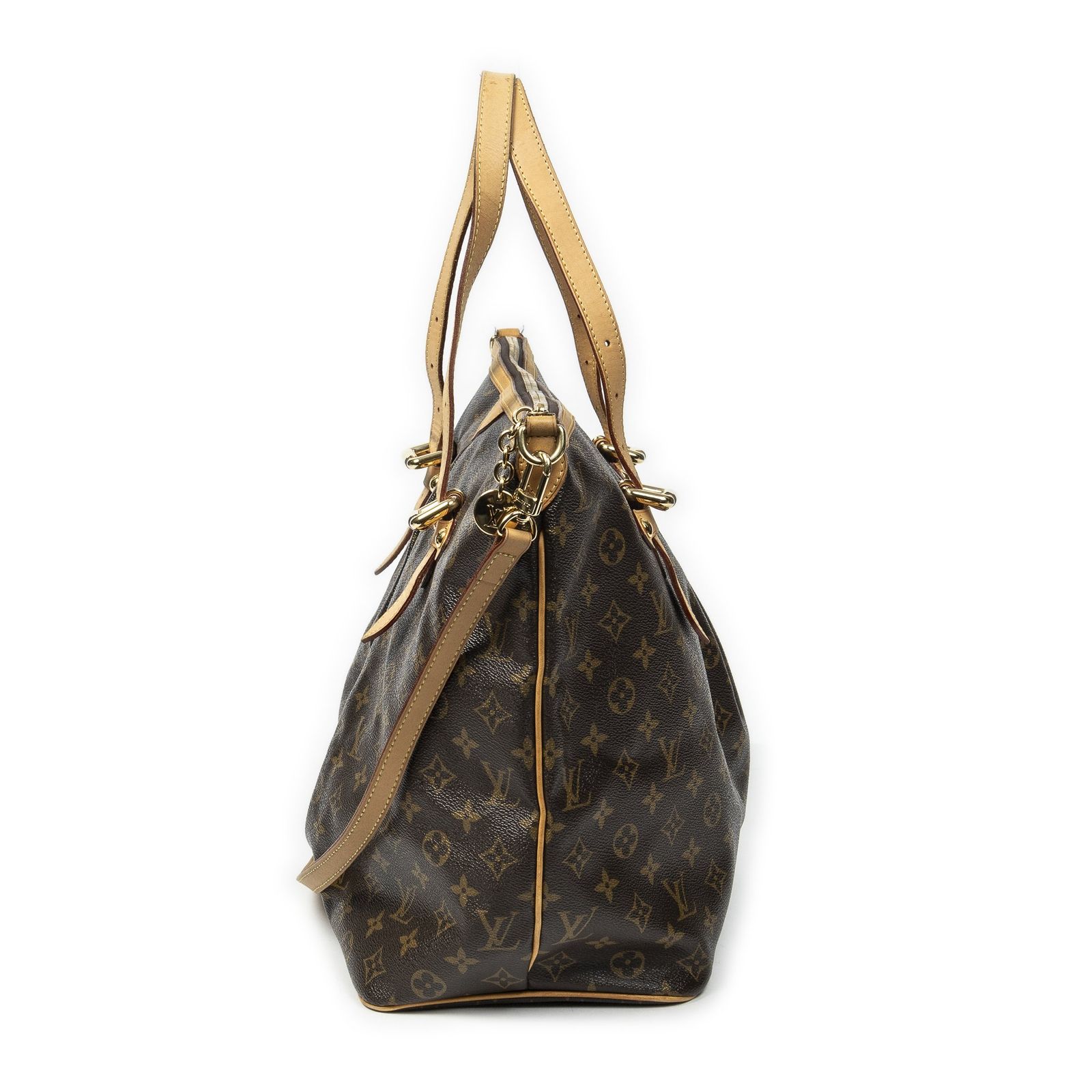 中古] LOUIS VUITTON ルイヴィトンパレルモ茶色モノグラムキャンバスA