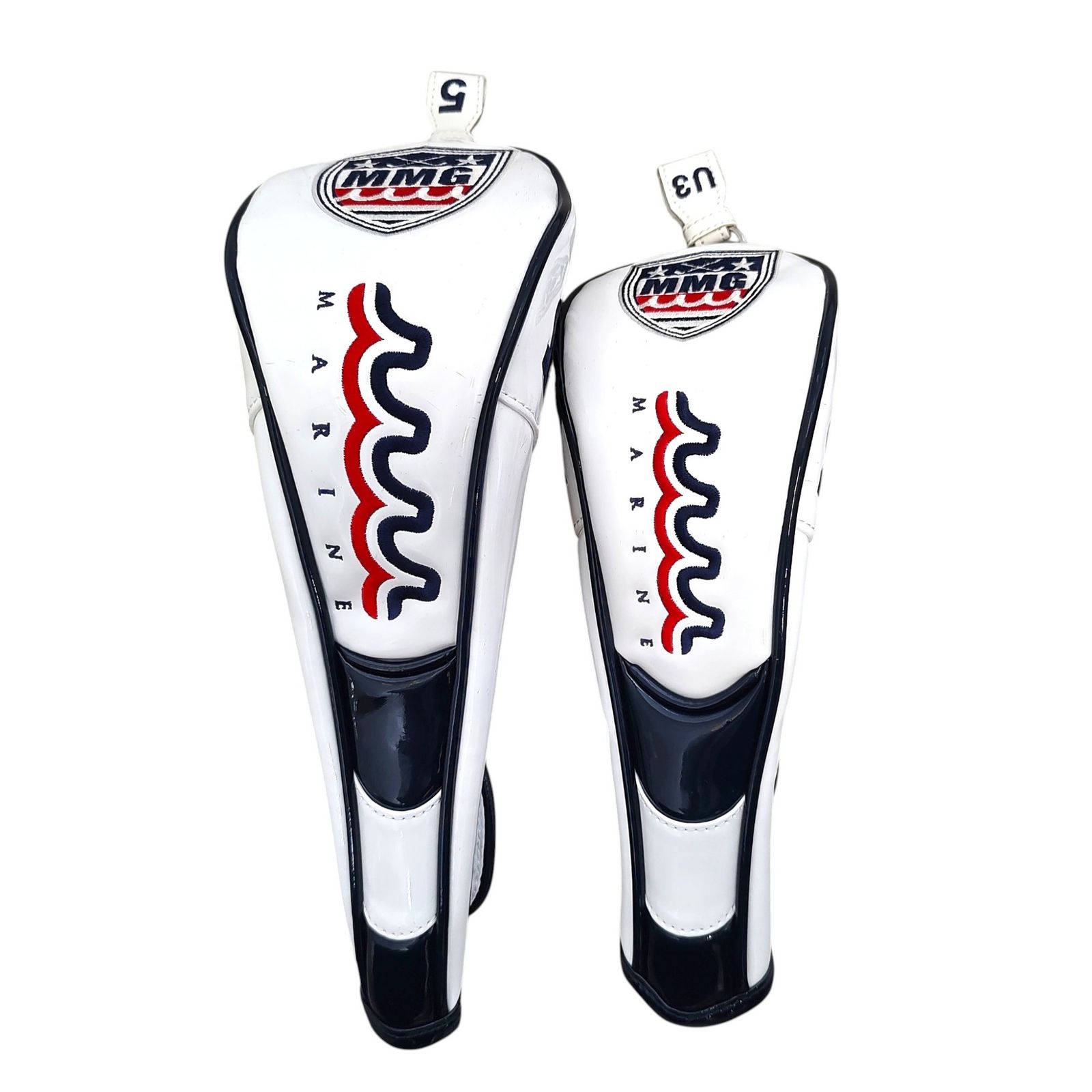 muta MARINE GOLF ムータ マリン ゴルフ フェアウェイウッド ユーティリティ FW UT ヘッドカバーセット F ホワイト/ネイビー