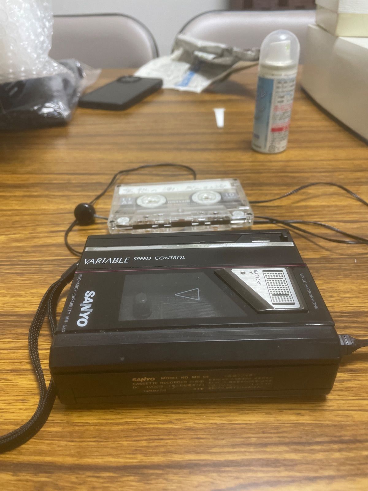 SANYO MR-54 カセットプレイヤー 5547 サンヨー ポータブルカセットプレーヤー MR-54 - メルカリ