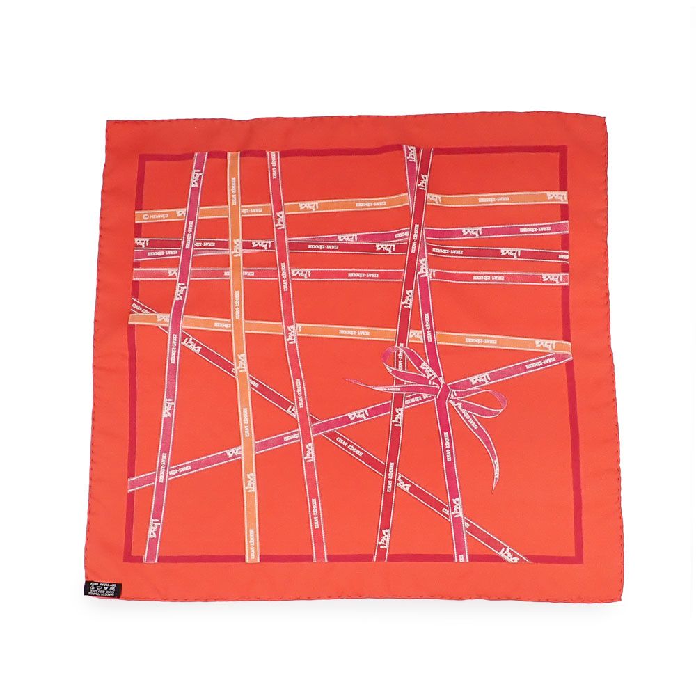 美品 HERMES エルメス ガヴロッシュ45 カレ45 スカーフ ボルデュック柄