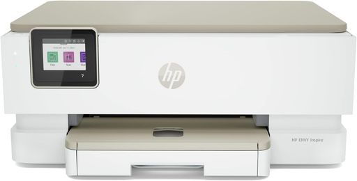 HPプリンターA4インクジェット複合機ENVYInspire7220Wi-Fi無線LAN対応自動両面印刷スマホ対応タッチスクリーン付インク切れでも安心シングルカートリッジ対応テレワークサンドベージュ