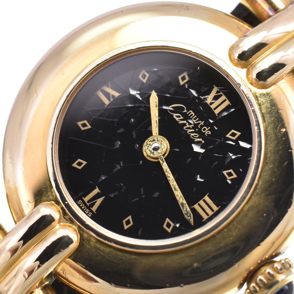 カルティエ CARTIER 590002 マストコリゼ SM SV925(GP)/レザー