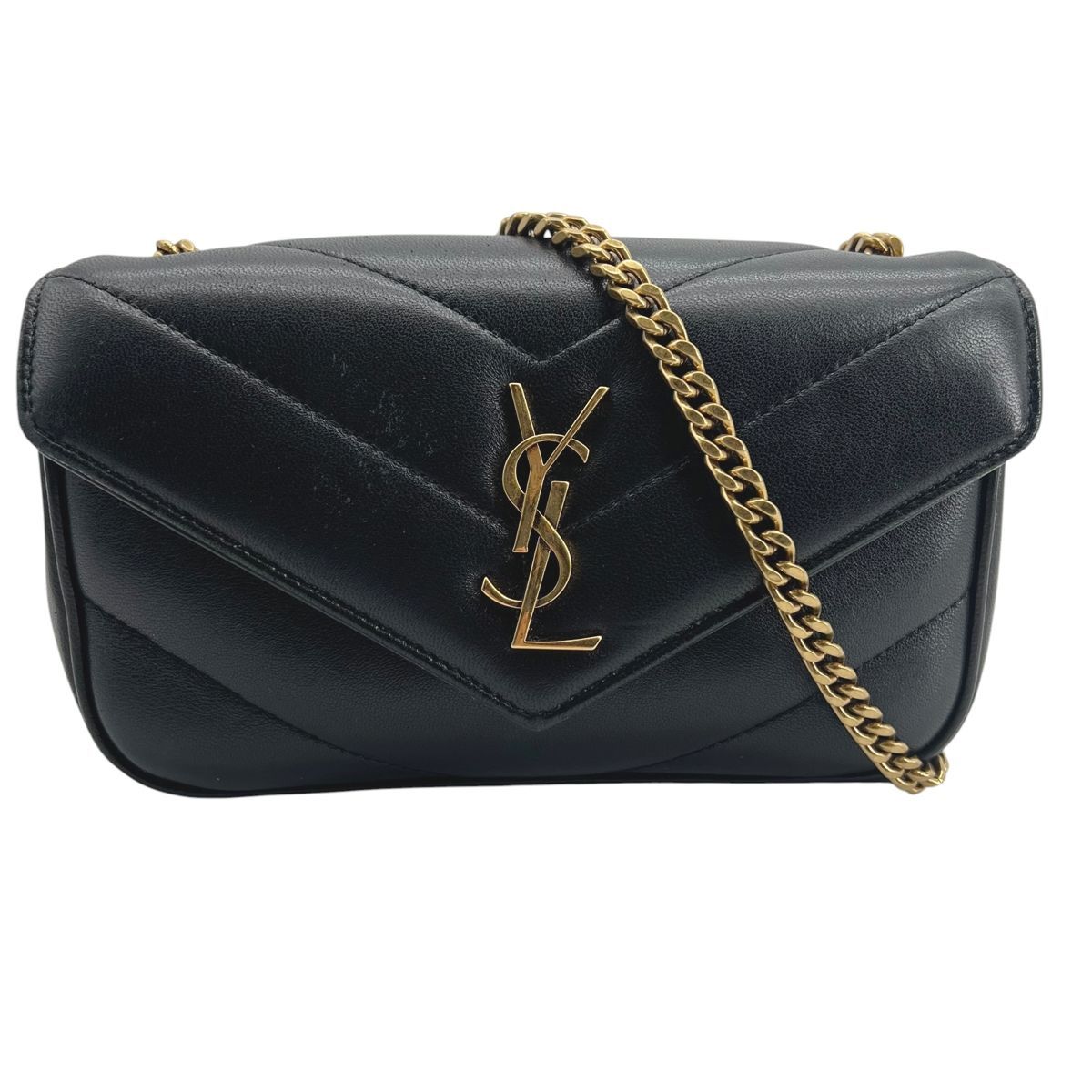 中古】Saint Laurent サンローラン ショルダーバッグ ルル トイ レザー 