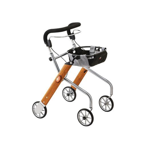 竹虎【室内用歩行車】レッツゴーミニウォールナット