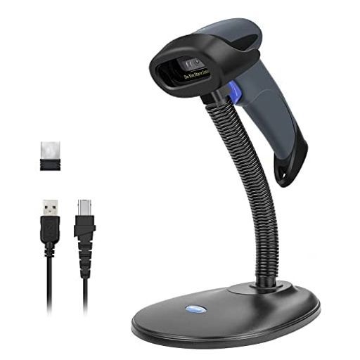 NETUMワイヤレス2DQRバーコードスキャナーBluetoothスタンド付き3in1自動バーコードイメージャーリーダーハンドヘルドスキャナーガンノートパソコン、コンピューター、キャッシャー、POS-M8S…