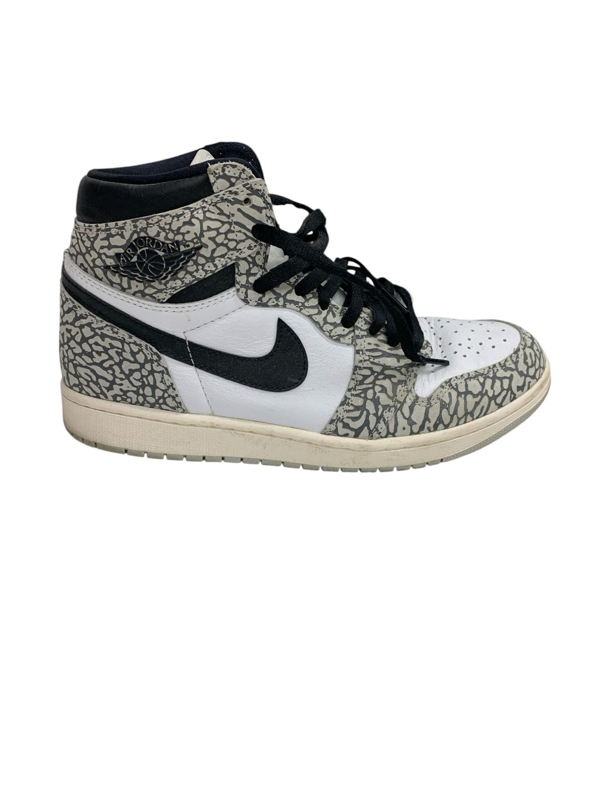 Nike/ナイキ/Air jordan 1/high/OG/whitecement/Safari/D25485-052/サイズ27/エアジョーダン 1/ブラック×ホワイト/メンズ/FD0113 Nike/ナイキ/Air jordan 1/high/OG/whitecement/Safari/D25485-052