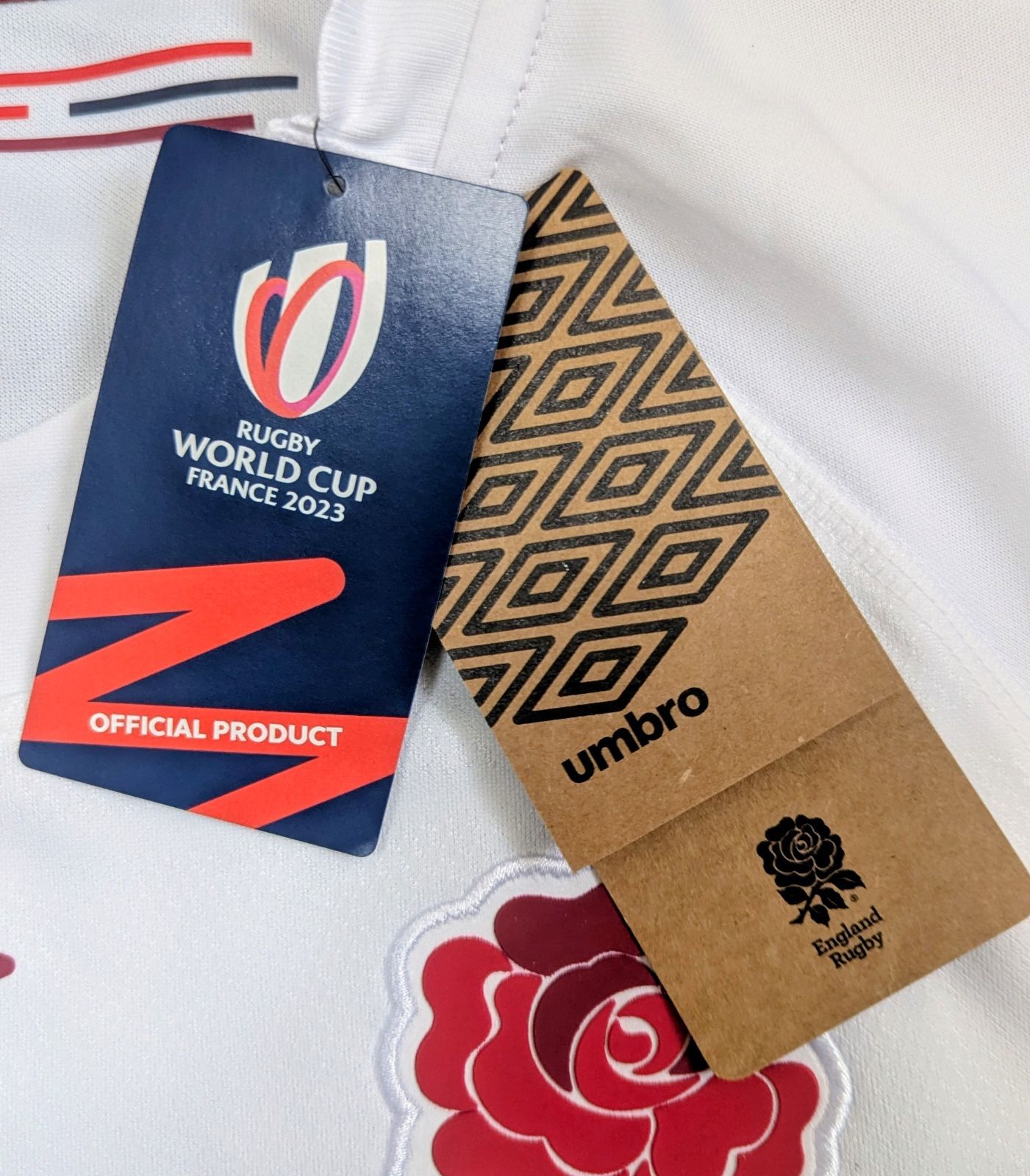 希少【新品】ラグビーW杯2023 イングランド代表ジャージ L/XXL