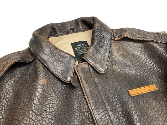 【専用】AVIREXブラウンレザージャケット アヴィレックス AVIREX 《WEB&DEPOT限定》 LEATHER FLIGHT JACKET