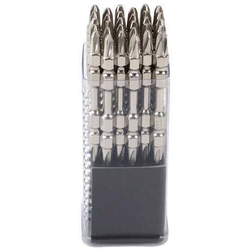 SK11(エスケー11)スリムトーションビット白金剛鍛+2x65mm30本組マグネット付特殊形状刃先でがっちりフィットSPG30-65