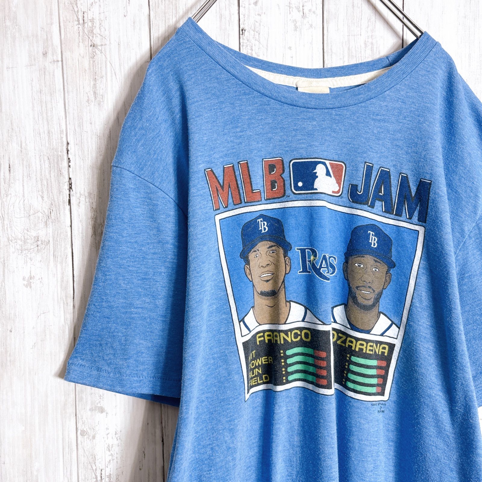 お宝古着】Vintage 古着 MLB メジャーリーグベースボール 水色 半袖T 