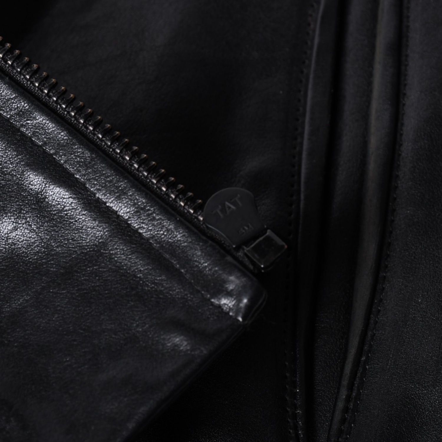 PRADA プラダ Black ブラック Leather Jacket レザージャケット Size50 