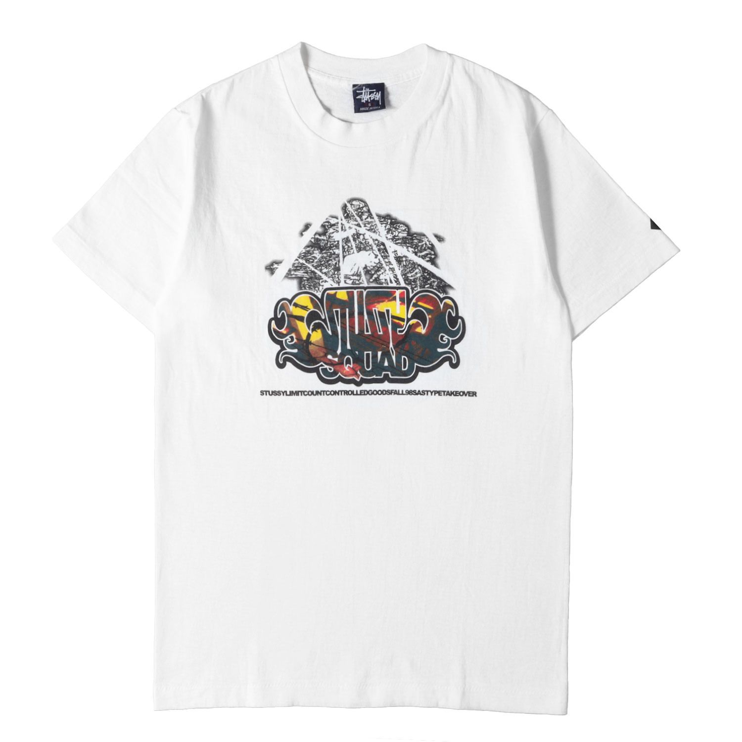 STUSSY ステューシー Tシャツ ホワイト 白 サイズ:S | 90s OLD STUSSY 