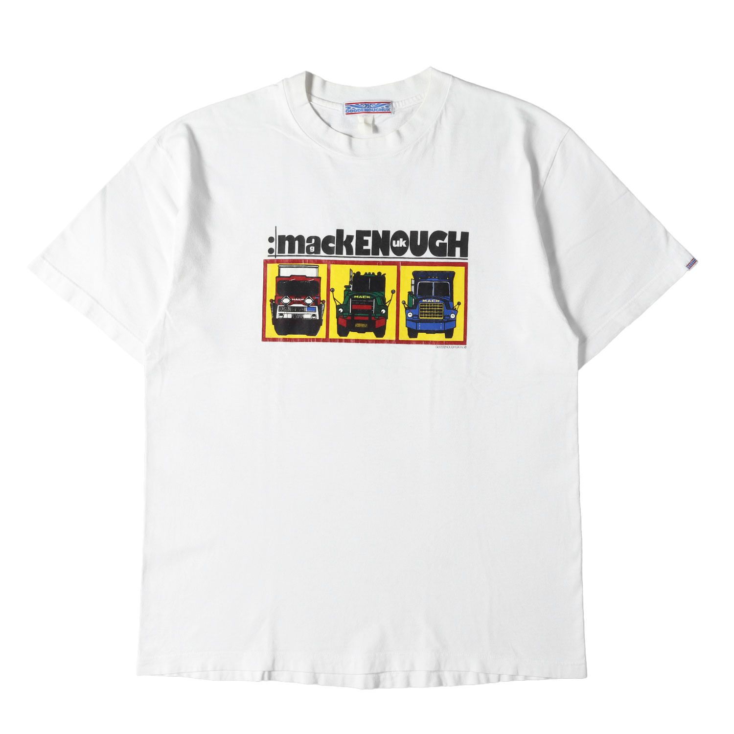 90's GOODENOUGH グッドイナフ グラムT 白 ONITA M GOODENOUGH(グッドイナフ) 90's SUPREME DEVICE T-SHIRT 90年代