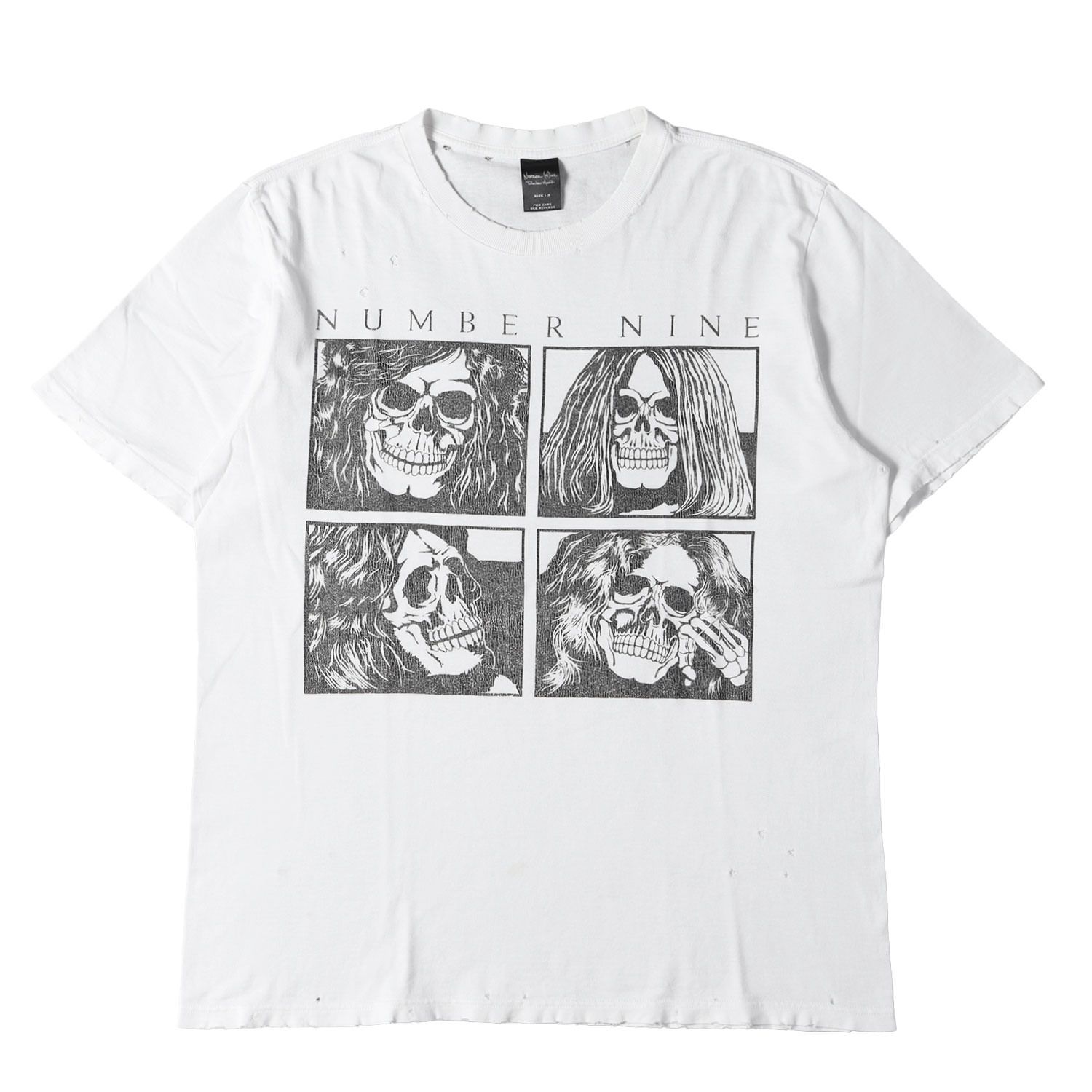 NUMBER (N)INE ナンバーナイン Tシャツ ホワイト 白 サイズ:3 | 05SS 