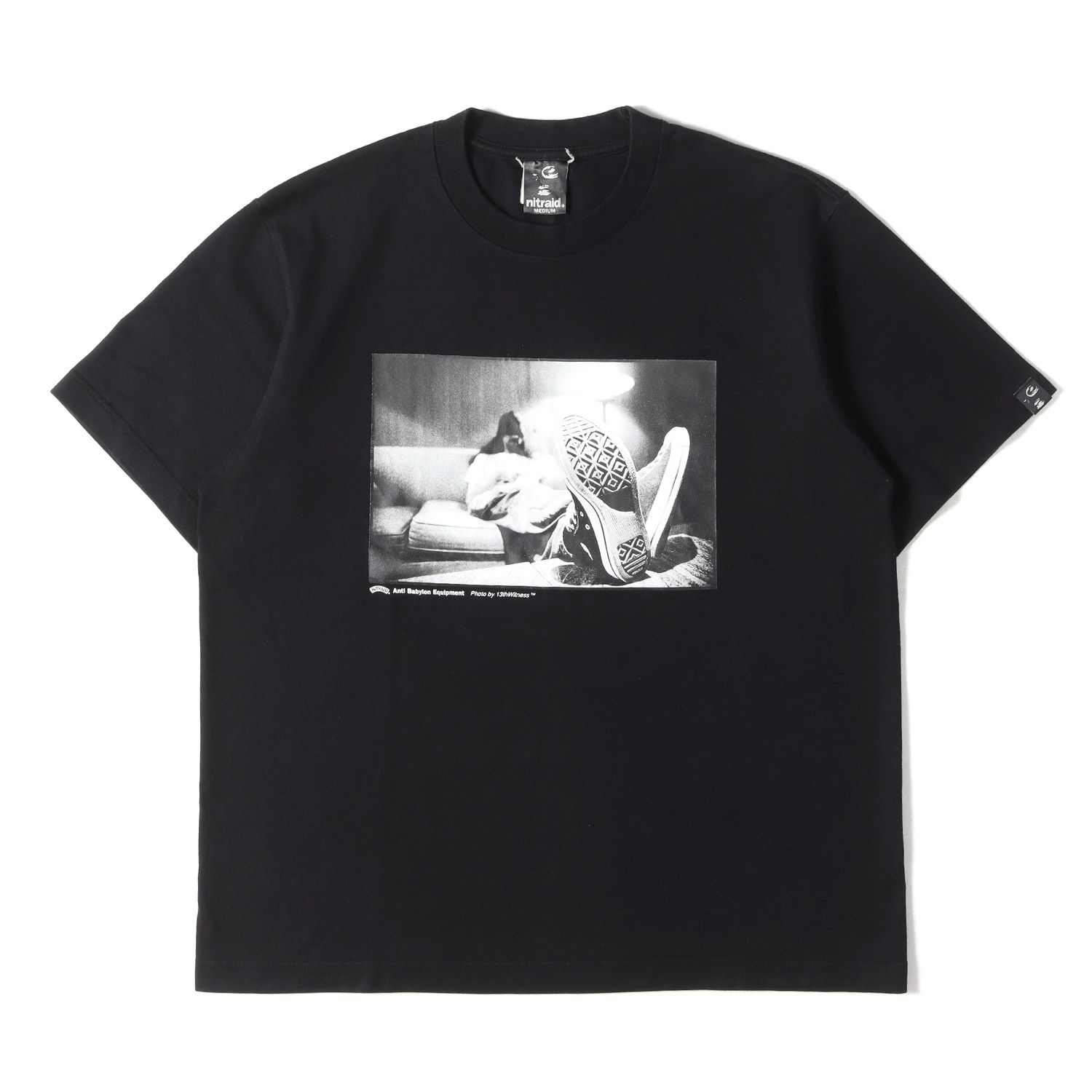 NITRAID/NITROW ナイトレイド Tシャツ ブラック 黒 サイズ:M