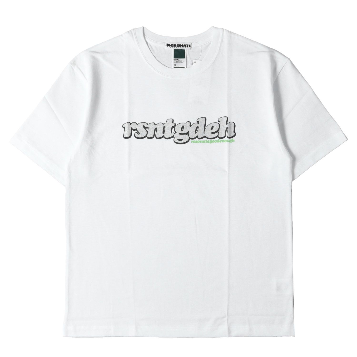 新品】RESONATE GOODENOUGH リゾネイト グッドイナフ Tシャツ ホワイト 