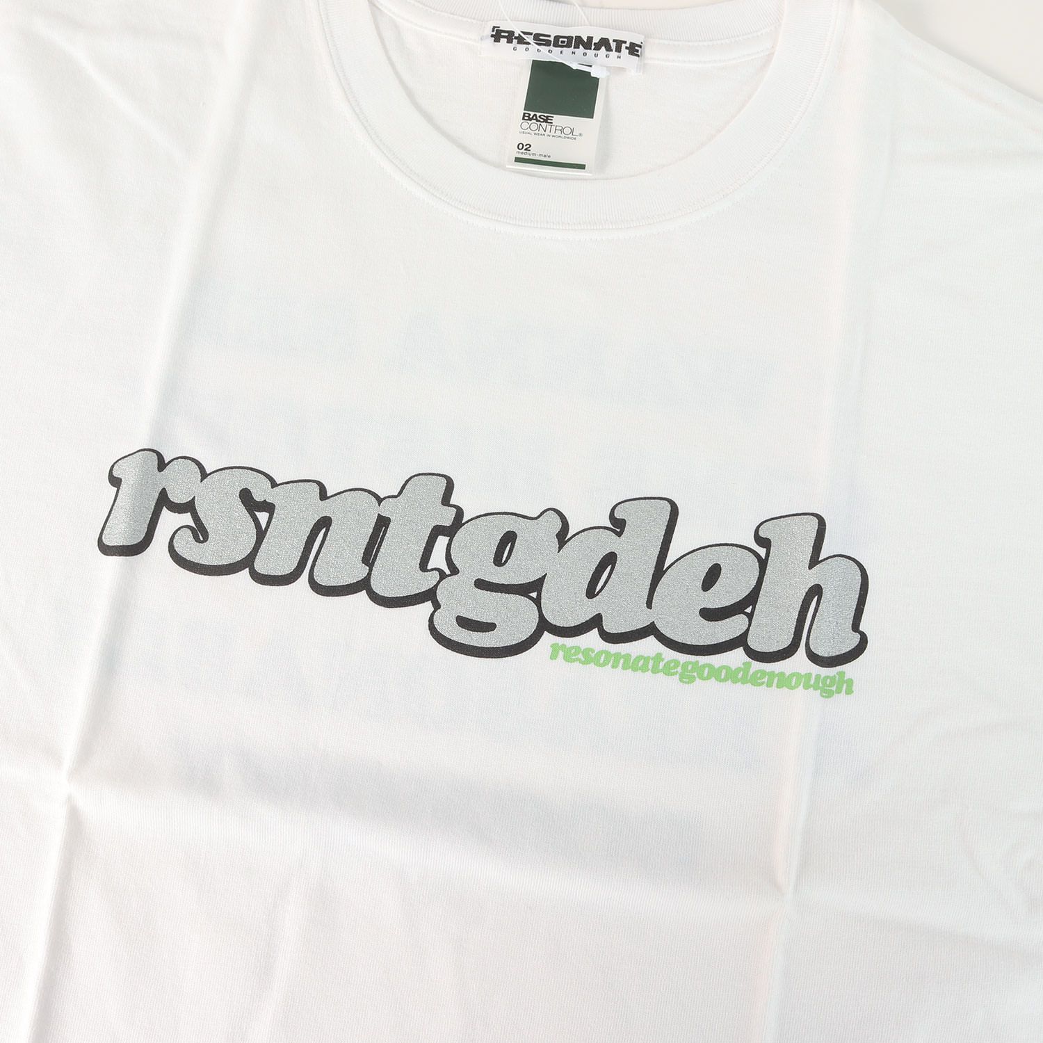 新品】RESONATE GOODENOUGH リゾネイト グッドイナフ Tシャツ ホワイト 