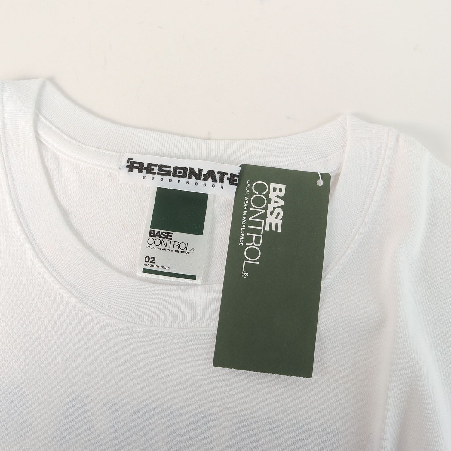 新品】RESONATE GOODENOUGH リゾネイト グッドイナフ Tシャツ ホワイト 