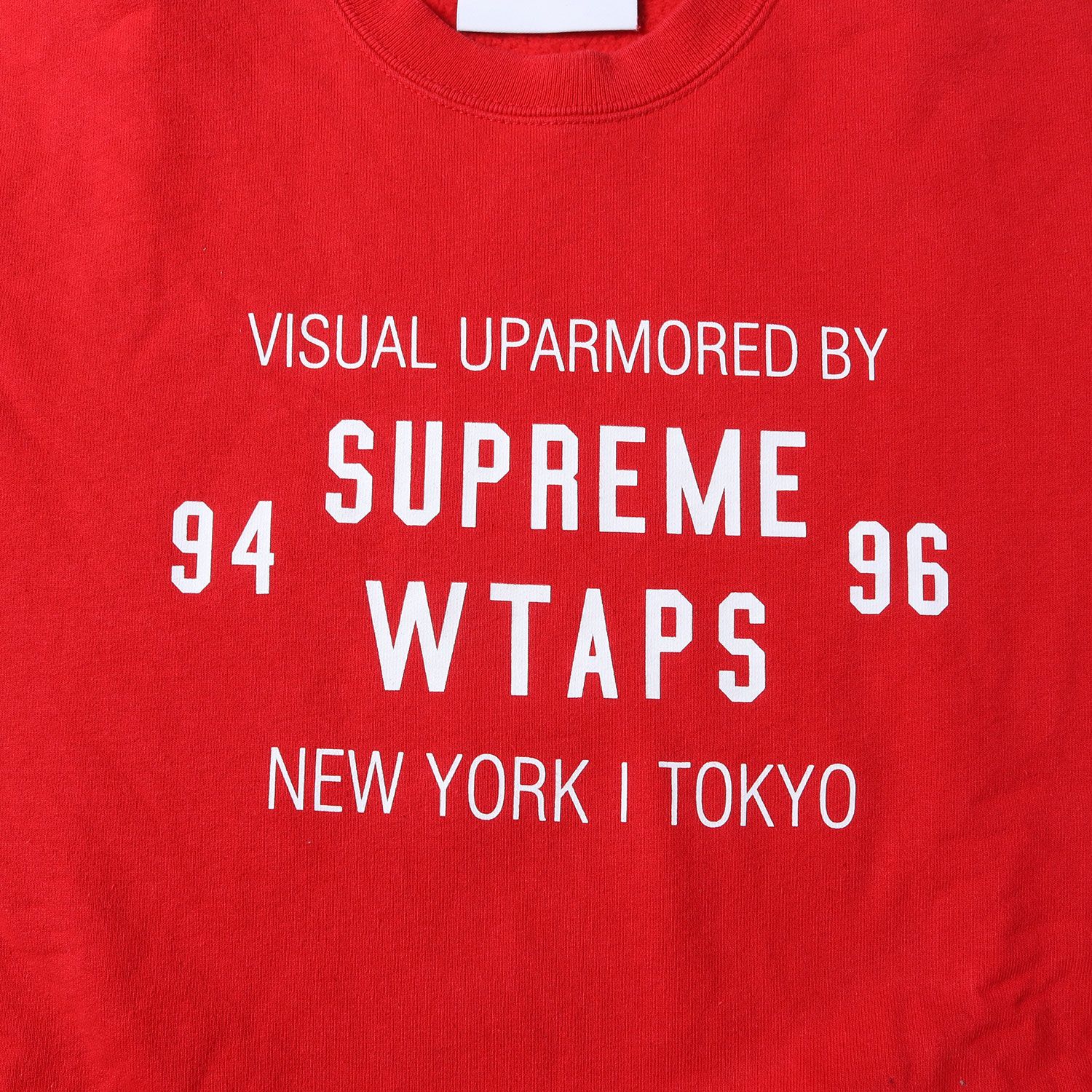 美品】Supreme シュプリーム スウェット レッド サイズ:S | 21AW WTAPS